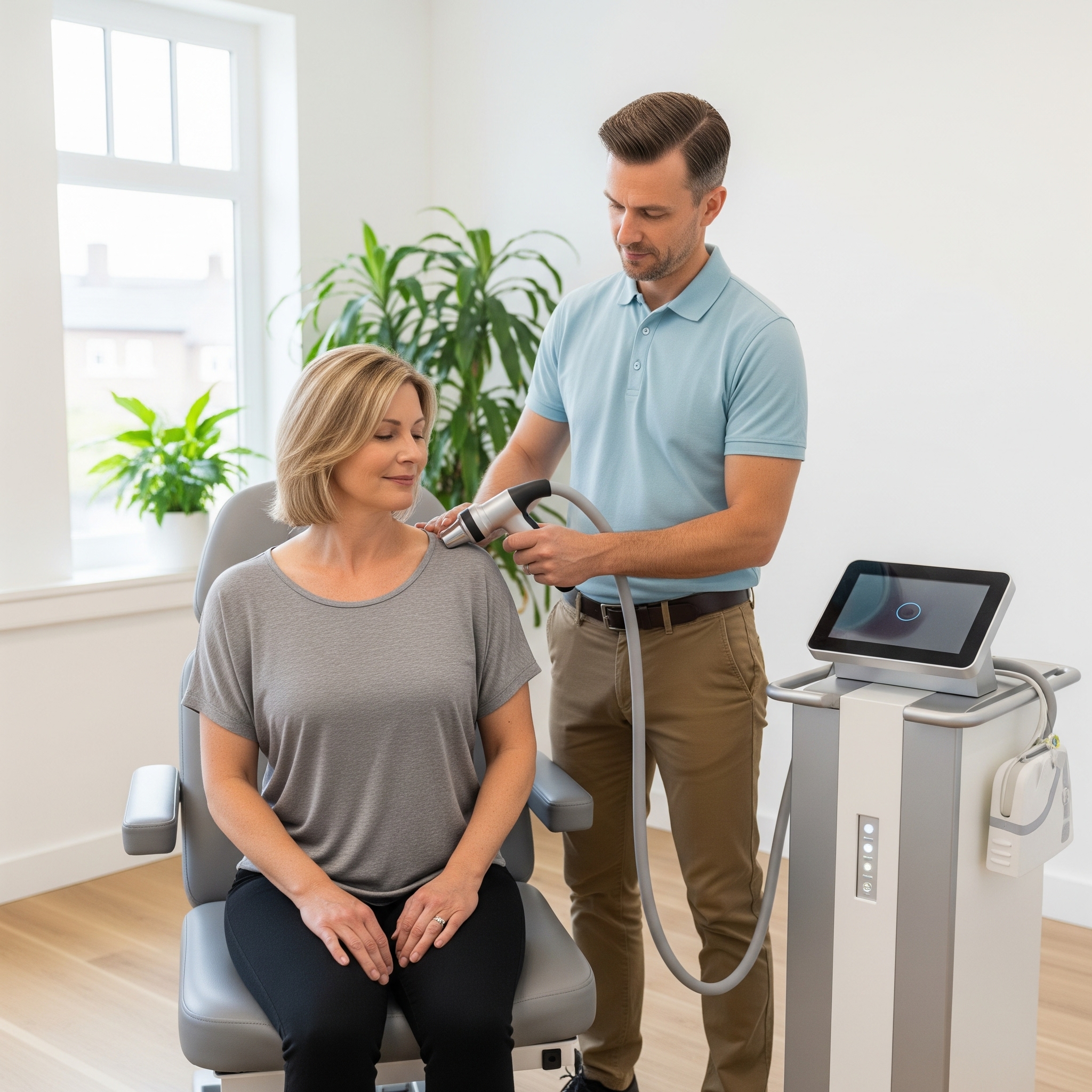 Zabieg falą uderzeniową